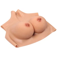 Dokier Silicone Crossdresser Breast Forms Drag Queen Fake Boobs Breastplate 