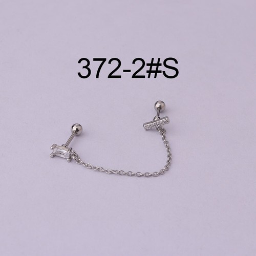 Ohrring Piercing Knorpel Ohrstecker Edelstahl Schraubverschluss Zirkon ≌ - Bild 9 von 31
