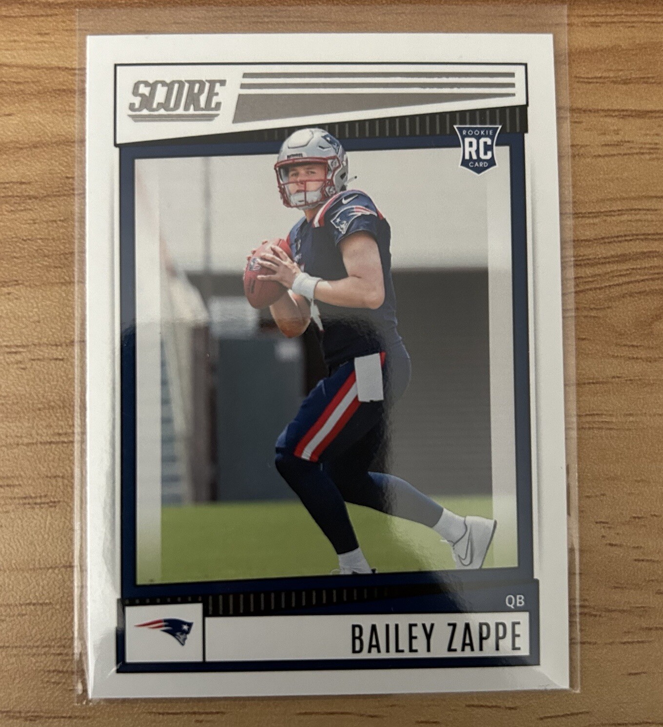 2022 Panini Score Football Bailey Zappe Rookie Card RC #310 New England Patriots