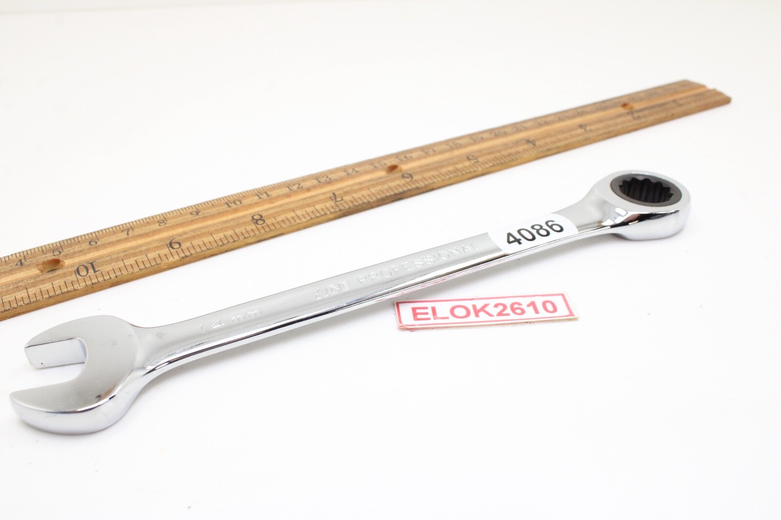 ACE Professional Series 14MM 12 Point Ratcheting Combination Wrench