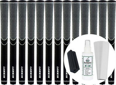 NEW Lamkin ST+2 Hybrid Midsize (+1/16) Golf Grips - Set of 13 w/ Grip Kit