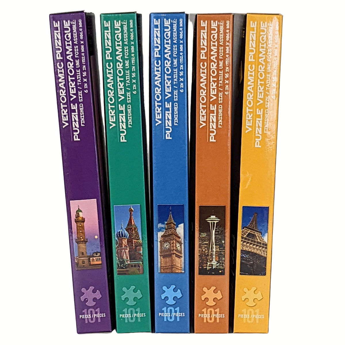 Panoramic Vertoramic Puzzle Big Ben Eiffel Tower Space