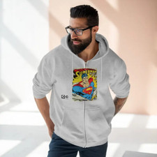 Zipped Superman Unisex Hoodie