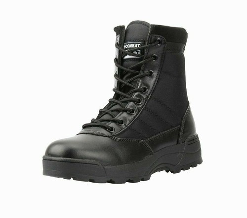 Botas Militares Zapatos Para Hombre Calzado De Seguridad En Trabajo  Zapatillas | eBay
