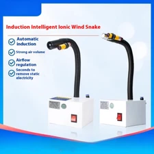 New Infrared Sensor Ion Wind Blower Fan Air Static Eliminator Dust Cleaning B