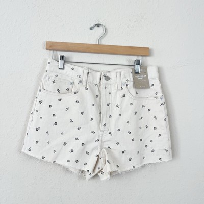 Madewell The Dadjean Short In Daisy Drizzle Size 28