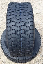 Two New 18X6.50-8 Lawn Tractor Turf Lawn Mower Garden Tractor Tires 18 650 8