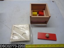 Handle Broke Off: Springbird Montessori Multiple Shapes Object Box w/ Drawer