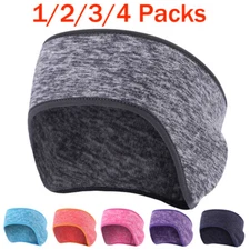 Winter Fleece Headband Yoga Gym Running Sport Head Band Ear Warmer for Men Women
