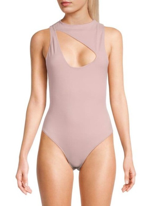 (取寄) フリーピープル キープ イット ゴーイング ボディスーツ Free People Keep It Going Bodysuit Coral Mist Free People-Keep It Going Cut Out Bodysuit (Coral Mist)-XS