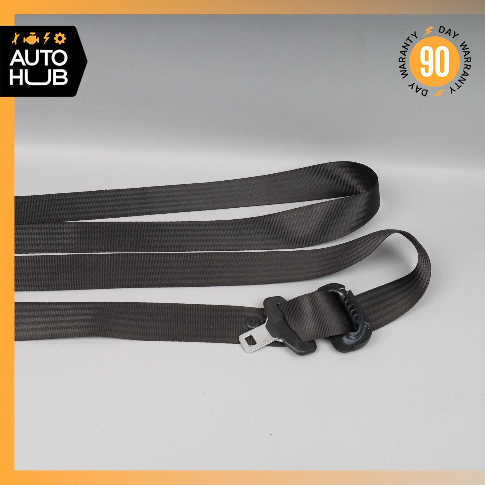03-08 Maserati Quattroporte M139 Front Right Side Seat Belt Black OEM