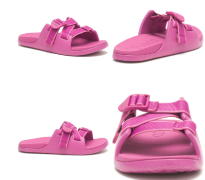 Chaco Chillos Slide Outskirt Fuschia Comfort Sandal Women's US