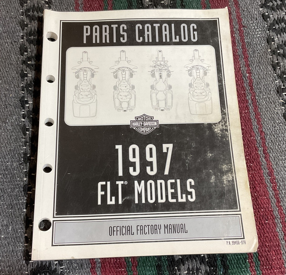 ハーレー 1997 FLT モデル パーツカタログ 99456-97A 未開封 【公式通販】