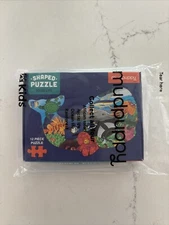 Chick-Fil-A 2023 Kids Meal Toy - Mudpuppy Shaped Puzzle Whale 12 Piece Puzzle