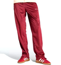 NEW MEN'S ADIDAS ORIGINALS MONOGRAM VELOUR TREFOIL TRACK PANTS  LARGE  IX6735