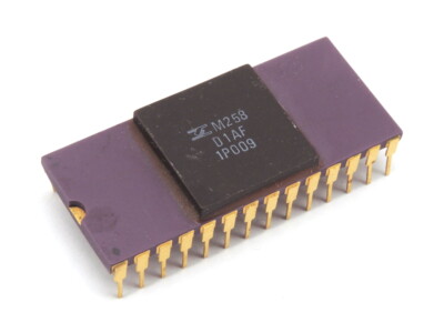 SGS-Ates M258 N-Channel MOS Rhythm Generator IC DIP-28 Ceramic Chip Vintage
