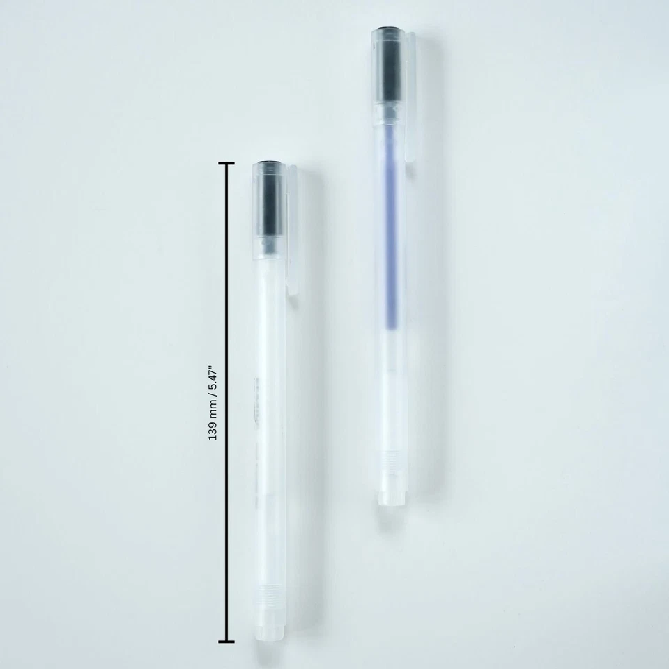 Bolígrafo borrable térmicamente marcador de tela blanco patrón Sashiko marcador telas oscuras sastre Foto 2 de 4