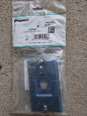KWP6PY KEYSTONE WALLIPHONE PLATE WITH (1) TX6 PLUS KEYSTONE JACK MODULE