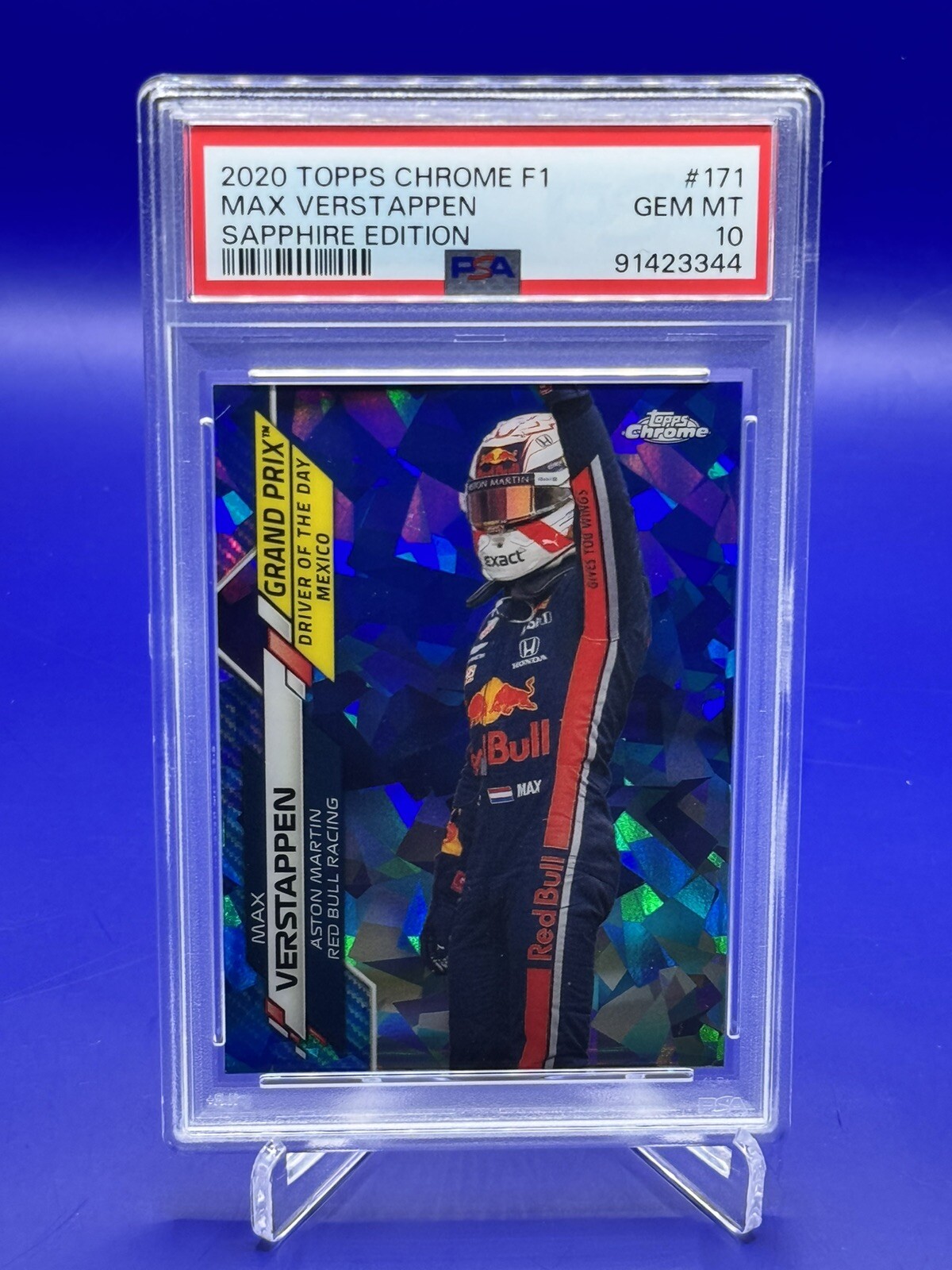 PSA10 / Max Verstappen サファイアEdition #143 FORMULA 1 CARDS PSA 10