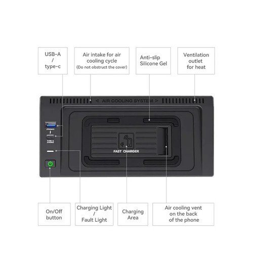 15W Car wireless charger fast phones charger Car wireless charger phones charger - 第 3/14 張圖片