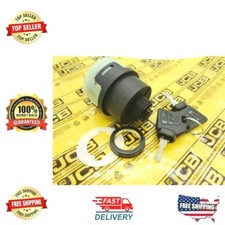 701/80184 701/45500 - JCB BACKHOE GENUINE JCB IGNITION SWITCH AND 2 KEY