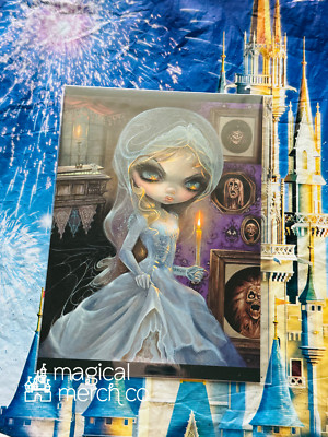 2024 Disney Parks Haunted Mansion Bride 5x7'' Postcard Jasmine Becket-Griffith