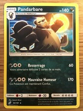 Carte Pokémon RARE Pandarbare 94/181 SL9 Soleil & Lune Duo de Choc FR NEUF
