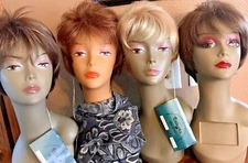  Wig by Integra Hair System Monofliament Michelle hand tied Short Wavy Welch