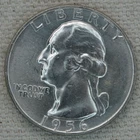 1956-D Washington Quarter US Mint 90% Silver Coin BU Uncirculated