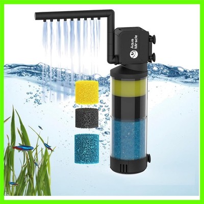 AquaMiracle Aquarium Filter for 10-40 Gallon Aquariums, Fish Tank Filters Turtle