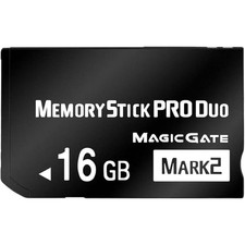 Premium 16GB Memory Stick Pro Duo MARK2 Fits PSP1000/2000/3000 CyberShot