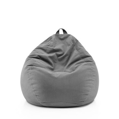 LUMALAND Sitzsack Feincord Beanbag Cord Sitzkissen Sessel Gr. L 185L EPS Perlen