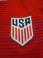 Nike USA Soccer Jersey 2019 Away USMNT Mens Size Small Red Dri-fit