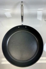 All Clad 12" Skillet Fry Pan Saute Non Stick Interior Metal Crafters Cookware