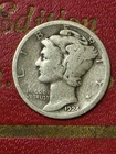 1924-P  Mercury  SILVER  Dime      "EARLY MERCURY  DIME"  SOLID GOOD  CONDITION