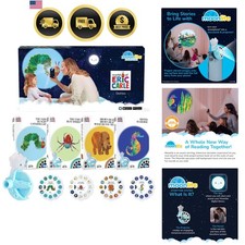 Storytime Mini Projector with 4 Digital Storybooks Fun Sound Effects Kids
