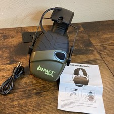 Howard Leight Honeywell Impact Sport Noise Cancelling Earmuffs Headphones Green