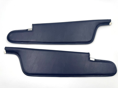 Dark Blue Sunvisor Set for 1970-1971 E-Body Plymouth Cuda Barracuda Convertible