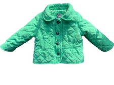 Baby Gap Size 6-12 Mos Coat Green Quilted