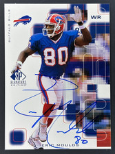 1999 SP Signature Edition Autographs Eric Moulds On Card Auto Bills EM