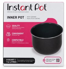 Instant Pot Inner Ceramic Non-Stick Inner Pot 7.6 Litre 8 Quart Grey .original