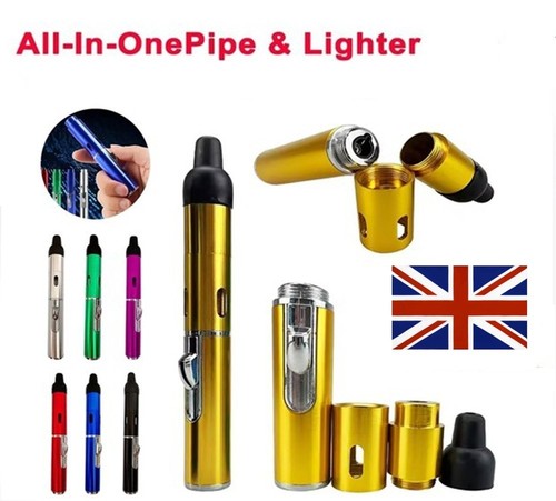 2025 Click N Hit Sneak a Toke Refillable Butane Torch Lighter Wind ...