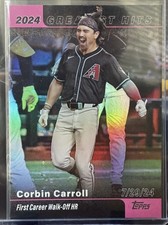 2025 Topps Series 1 - Corbin Carroll 2024 Greatest Hits First Career Walk Off HR
