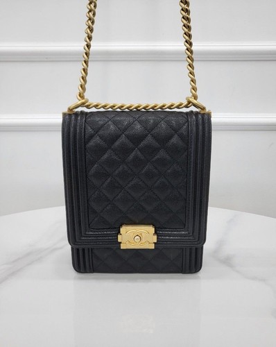 CHANEL Boy Flap Gold Chain Shoulder Bag AS0130 28 series 150698258