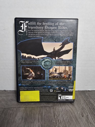 Eragon PS2 Game Complete w/Manual Tested - Picture 2 of 4