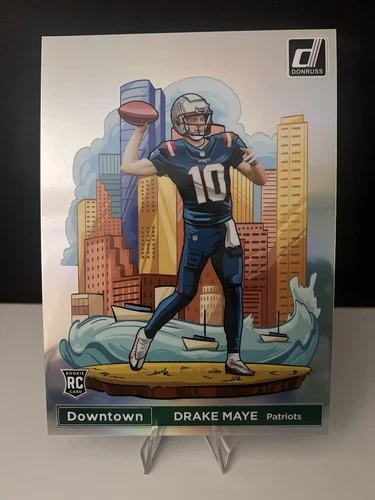2024 Panini Donruss - Downtown! Drake Maye #13 Oversized (RC)  JUMBO