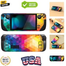 Full Set Protective Skin Decal for Steam Deck LCD, Custom Stickers Vinyl Cove...