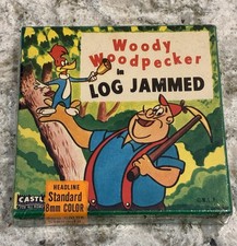 SEALED New - Woody Woodpecker Log Jammed 9089 - 8mm Color Standard Headline