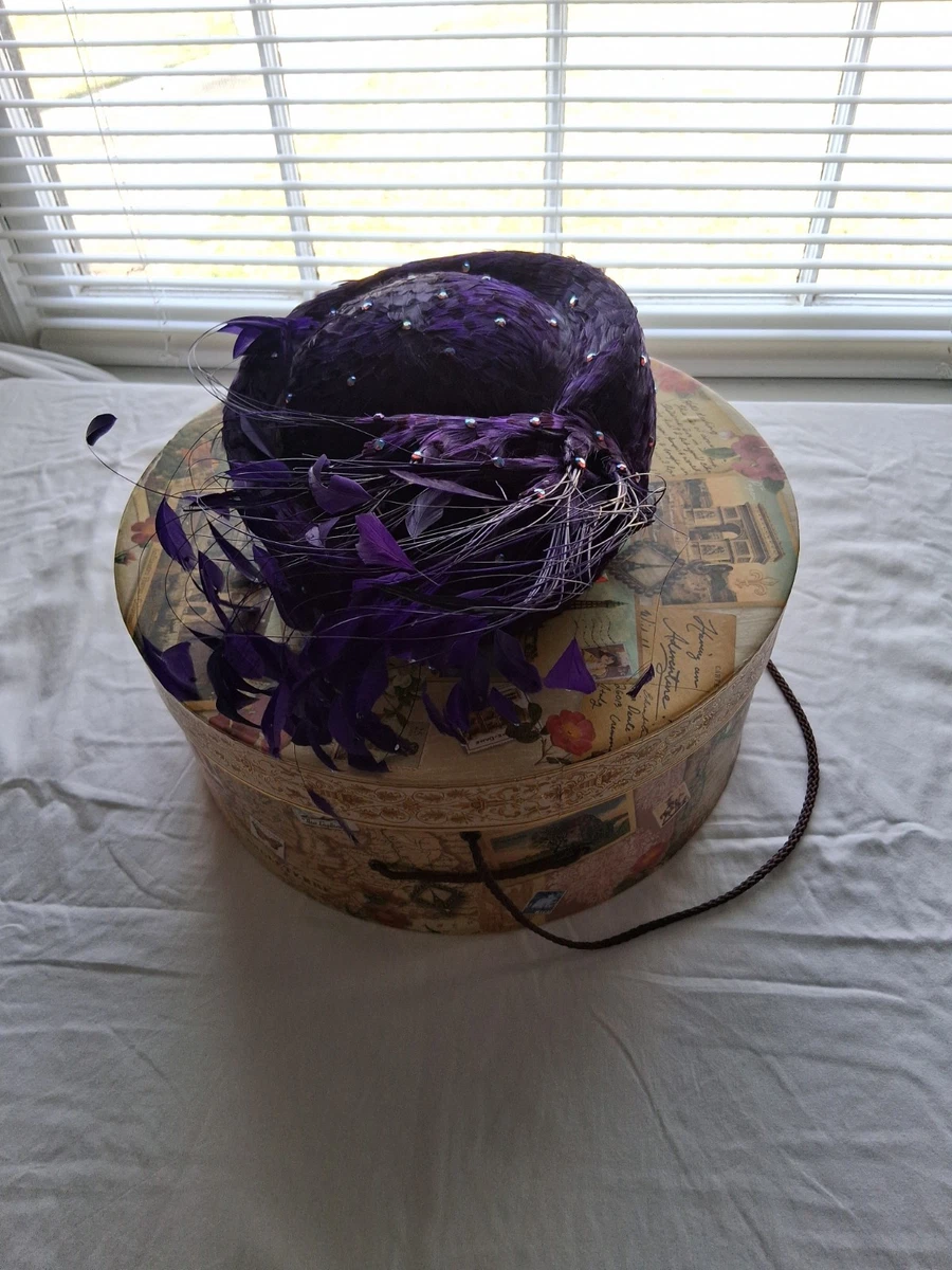 Church Purple Vintage Hats for Women for sale | eBay display picture 3