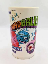 1986 Deka Plastics Madballs 11 Oz Tumbler Cup USA